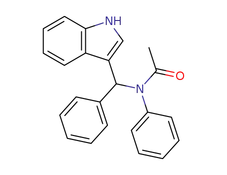 Molecular Structure of 51071-07-9 (Acetamide, N-(1H-indol-3-ylphenylmethyl)-N-phenyl-)