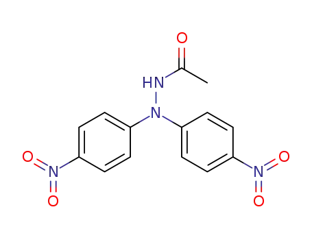 Molecular Structure of 66360-87-0 (Aceticacid, 2,2-bis(4-nitrophenyl)hydrazide)