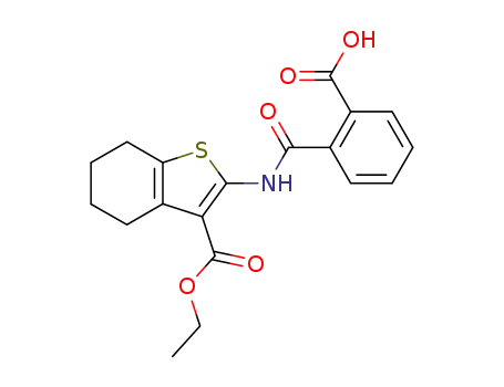 2-({[3-(Ethoxycarbonyl)-4,5,6,7-tetrahydro-1-benzothien-2-yl]amino}carbonyl)benzoic acid