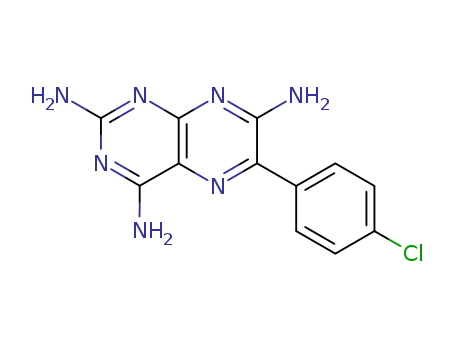 2,4,7-Pteridinetriamine, 6-(4-chlorophenyl)-