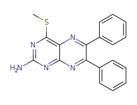 4-methylsulfanyl-6,7-diphenyl-pteridin-2-ylamine