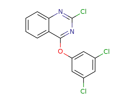 Molecular Structure of 61067-72-9 (Quinazoline, 2-chloro-4-(3,5-dichlorophenoxy)-)