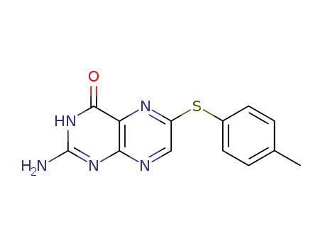 4(1H)-Pteridinone, 2-amino-6-[(4-methylphenyl)thio]-