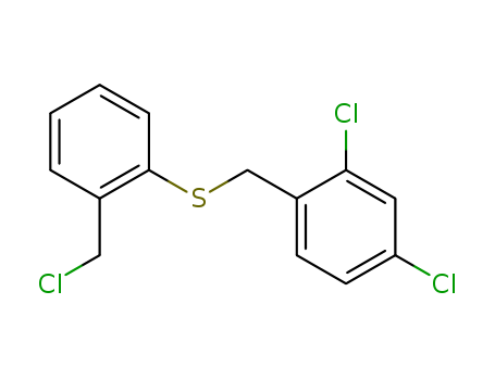 Benzene, 2,4-dichloro-1-[[[2-(chloromethyl)phenyl]thio]methyl]-