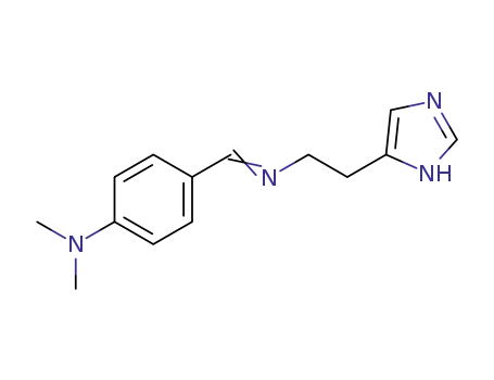 4-{[2-(1<sup>(3)</sup><i>H</i>-imidazol-4-yl)-ethylimino]-methyl}-<i>N</i>,<i>N</i>-dimethyl-aniline