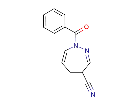 Molecular Structure of 63159-92-2 (1H-1,2-Diazepine-4-carbonitrile, 1-benzoyl-)