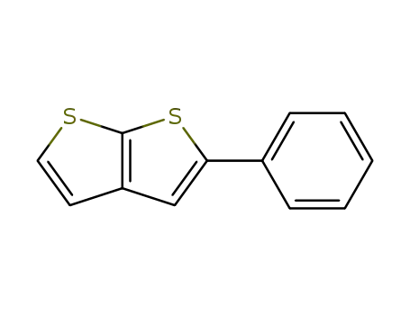 Molecular Structure of 35022-10-7 (Thieno[2,3-b]thiophene, 2-phenyl-)