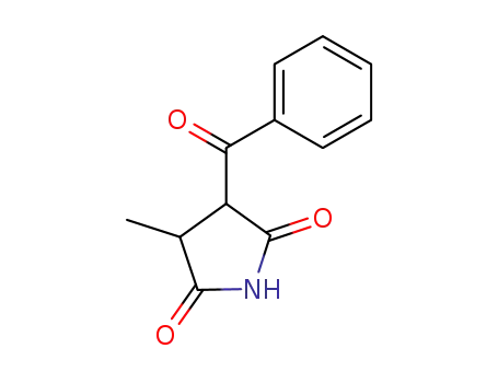 Molecular Structure of 54281-57-1 (3-benzoyl-4-methyl-pyrrolidine-2,5-dione)