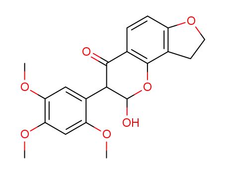2-Hydroxy-3-(2,4,5-trimethoxy-phenyl)-2,3,8,9-tetrahydro-furo[2,3-h]chromen-4-one