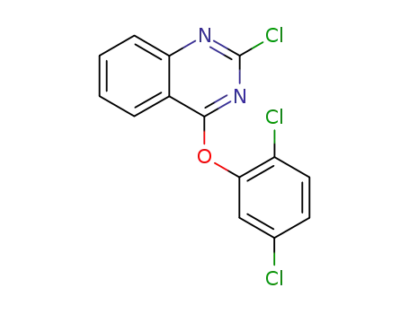 Molecular Structure of 64778-07-0 (Quinazoline, 2-chloro-4-(2,5-dichlorophenoxy)-)