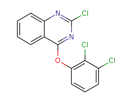 Molecular Structure of 64778-36-5 (Quinazoline, 2-chloro-4-(2,3-dichlorophenoxy)-)