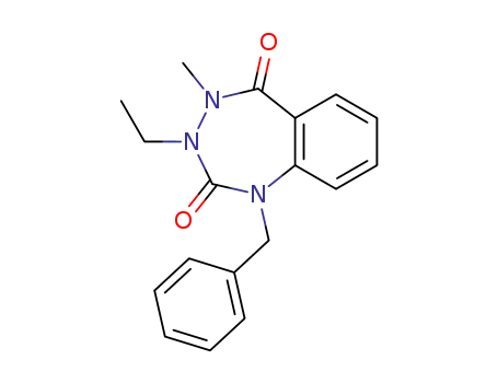 1H-1,3,4-Benzotriazepine-2,5-dione,
3-ethyl-3,4-dihydro-4-methyl-1-(phenylmethyl)-