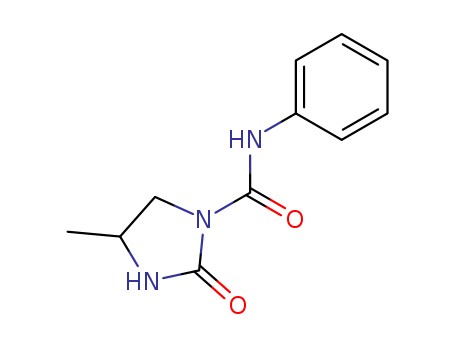 1-Imidazolidinecarboxamide, 4-methyl-2-oxo-N-phenyl-