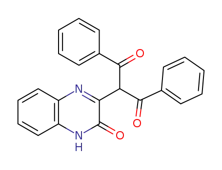 Molecular Structure of 61290-01-5 (1,3-Propanedione, 2-(3,4-dihydro-3-oxo-2-quinoxalinyl)-1,3-diphenyl-)