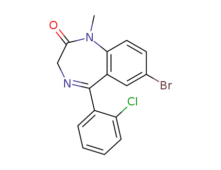 7-bromo-5-(2-chlorophenyl)-1-methyl-1,3-dihydro-2H-benzo[e][1,4]diazepin-2-one