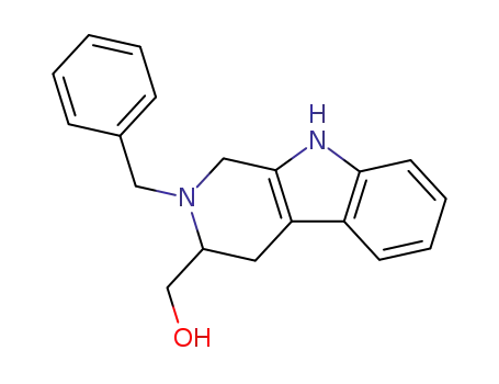 Molecular Structure of 63480-37-5 (1H-Pyrido[3,4-b]indole-3-methanol,
2,3,4,9-tetrahydro-2-(phenylmethyl)-)