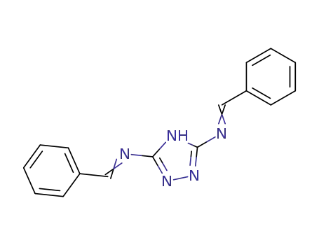 1H-1,2,4-Triazole-3,5-diamine, N,N'-bis(phenylmethylene)-