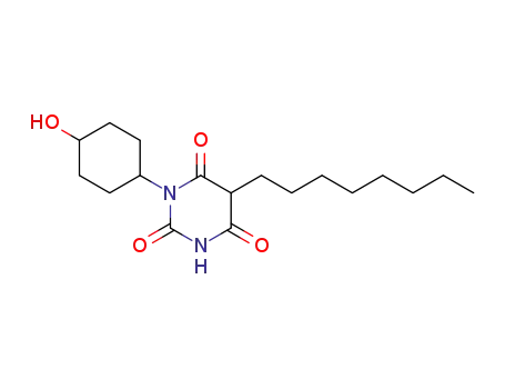 1-(4-ヒドロキシシクロヘキシル)-5-オクチルバルビツル酸