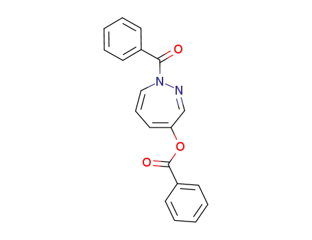 Molecular Structure of 63183-63-1 (1H-1,2-Diazepine, 1-benzoyl-4-(benzoyloxy)-)
