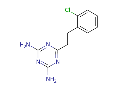 6-[2-(2-chlorophenyl)ethyl]-1,3,5-triazine-2,4-diamine