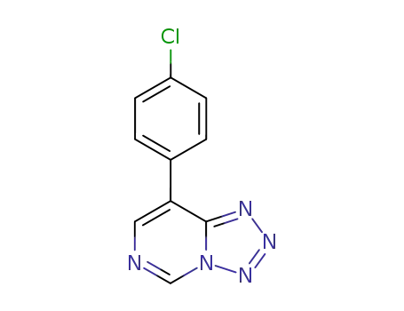 8-(4-chloro-phenyl)-tetrazolo[1,5-<i>c</i>]pyrimidine