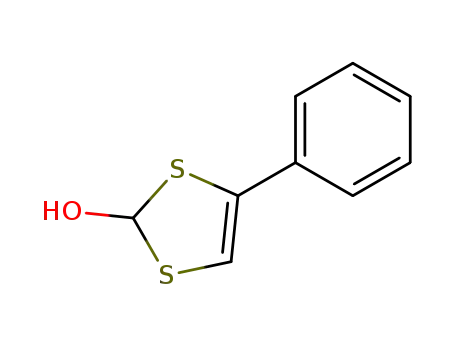 Molecular Structure of 24395-67-3 (1,3-Dithiol-2-ol, 4-phenyl-)
