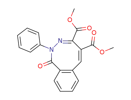 Molecular Structure of 60344-74-3 (2,3-Benzodiazocine-4,5-dicarboxylic acid, 1,2-dihydro-1-oxo-2-phenyl-,
dimethyl ester)
