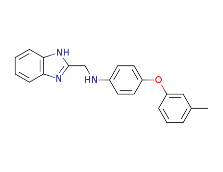 1H-Benzimidazole-2-methanamine,N-[4-(3-methylphenoxy)phenyl]- cas  73259-39-9