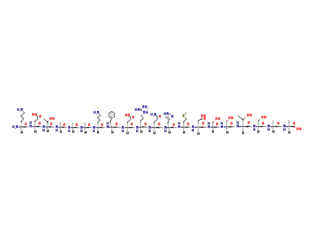 Molecular Structure of 17205-06-0 (Nuclease, ribo- (cattlepancreas S-peptide) (9CI))