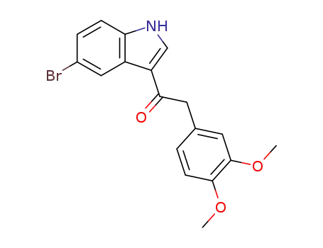 1-(5-bromo-indol-3-yl)-2-(3,4-dimethoxy-phenyl)-ethanone