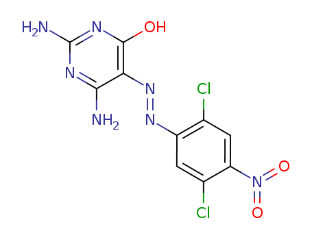 4(3H)-Pyrimidinone,2,6-diamino-5-[2-(2,5-dichloro-4-nitrophenyl)diazenyl]- cas  30296-47-0