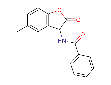 Benzamide, N-(2,3-dihydro-5-methyl-2-oxo-3-benzofuranyl)-