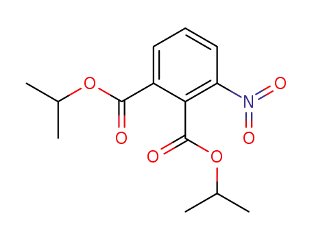 Molecular Structure of 63181-75-9 (1,2-Benzenedicarboxylic acid, 3-nitro-, bis(1-methylethyl) ester)
