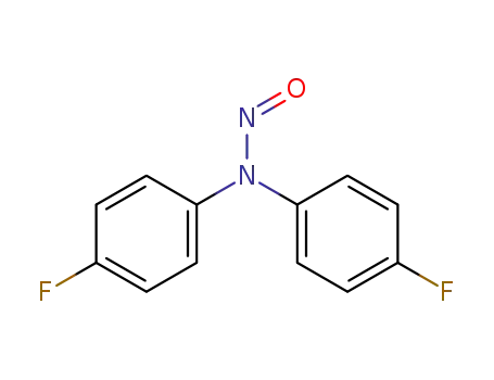 Molecular Structure of 724-23-2 (Benzenamine, 4-fluoro-N-(4-fluorophenyl)-N-nitroso-)