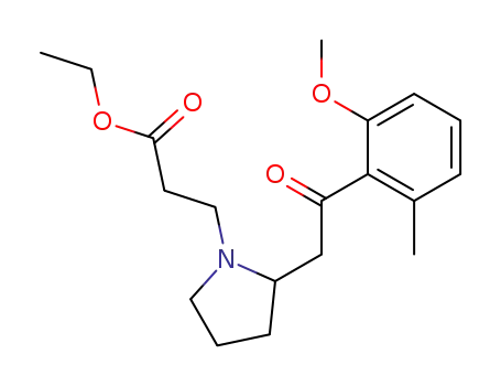 3-{2-[2-(2-Methoxy-6-methyl-phenyl)-2-oxo-ethyl]-pyrrolidin-1-yl}-propionic acid ethyl ester