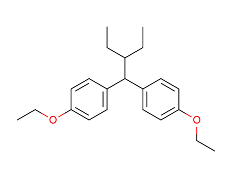 Molecular Structure of 62897-92-1 (1-ethoxy-4-[1-(4-ethoxyphenyl)-2-ethyl-butyl]benzene)