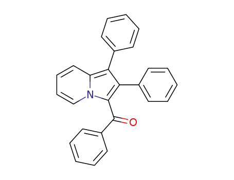 Molecular Structure of 36944-59-9 (Methanone, (1,2-diphenyl-3-indolizinyl)phenyl-)