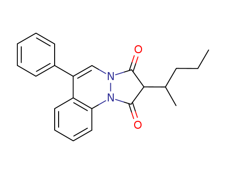 Molecular Structure of 16859-70-4 (1H-Pyrazolo[1,2-a]cinnoline-1,3(2H)-dione,2-(1-methylbutyl)-6-phenyl-)