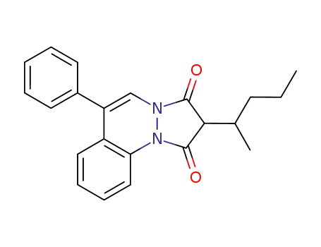 Molecular Structure of 16859-70-4 (1H-Pyrazolo[1,2-a]cinnoline-1,3(2H)-dione,2-(1-methylbutyl)-6-phenyl-)