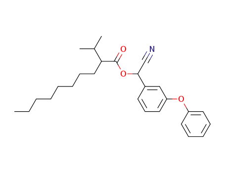 Decanoic acid, 2-(1-methylethyl)-, cyano(3-phenoxyphenyl)methyl ester