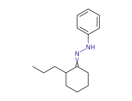 Cyclohexanone, 2-propyl-, phenylhydrazone