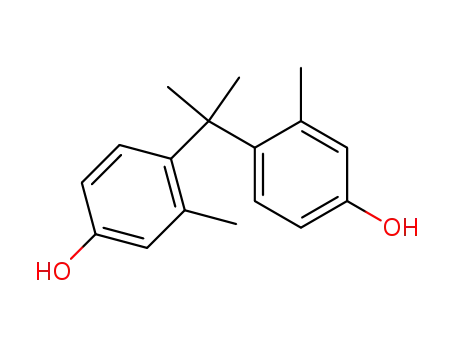 Molecular Structure of 1940-37-0 (Phenol, 4,4'-(1-methylethylidene)bis[3-methyl-)