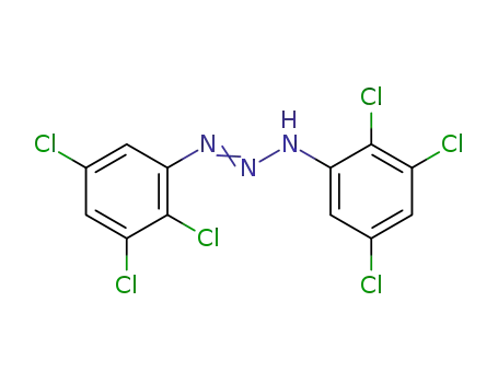 Molecular Structure of 62807-97-0 (1-Triazene, 1,3-bis(2,3,5-trichlorophenyl)-)