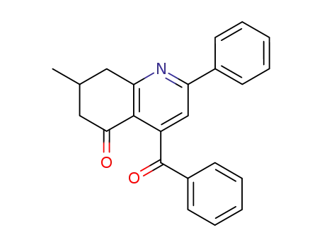 Molecular Structure of 54398-82-2 (5(6H)-Quinolinone, 4-benzoyl-7,8-dihydro-7-methyl-2-phenyl-)