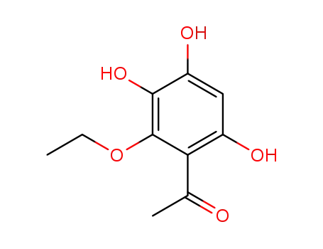 Molecular Structure of 63635-41-6 (Ethanone, 1-(2-ethoxy-3,4,6-trihydroxyphenyl)-)