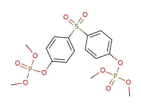 Molecular Structure of 19875-85-5 (Phosphoric acid,sulfonyldi-4,1-phenylene tetramethyl ester (9CI))