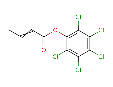 2-Butenoic acid, pentachlorophenyl ester