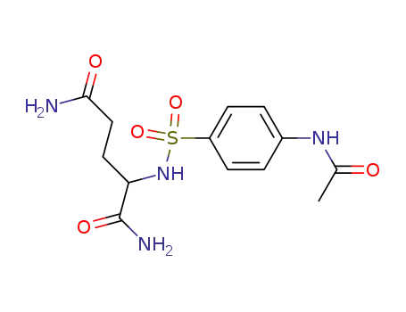 Molecular Structure of 62595-78-2 (Pentanediamide, 2-[[[4-(acetylamino)phenyl]sulfonyl]amino]-)