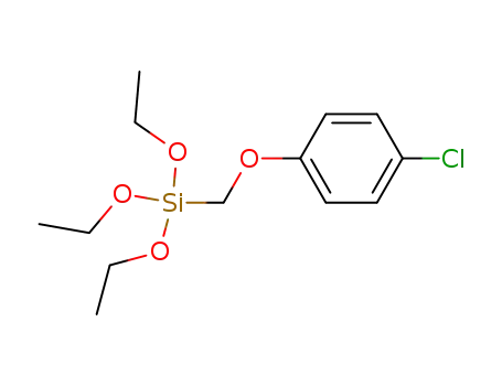 Molecular Structure of 61463-98-7 (Silane, [(4-chlorophenoxy)methyl]triethoxy-)