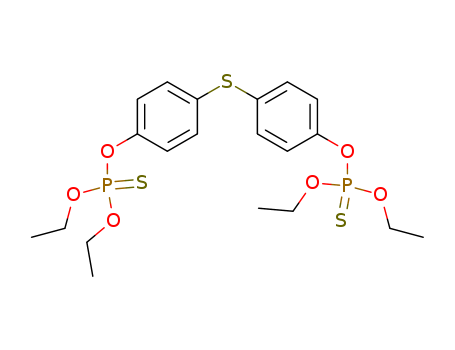 Phosphorothioic acid,O,O'-(thiodi-p-phenylene) O,O,O',O'-tetraethyl ester (8CI) cas  1177-72-6